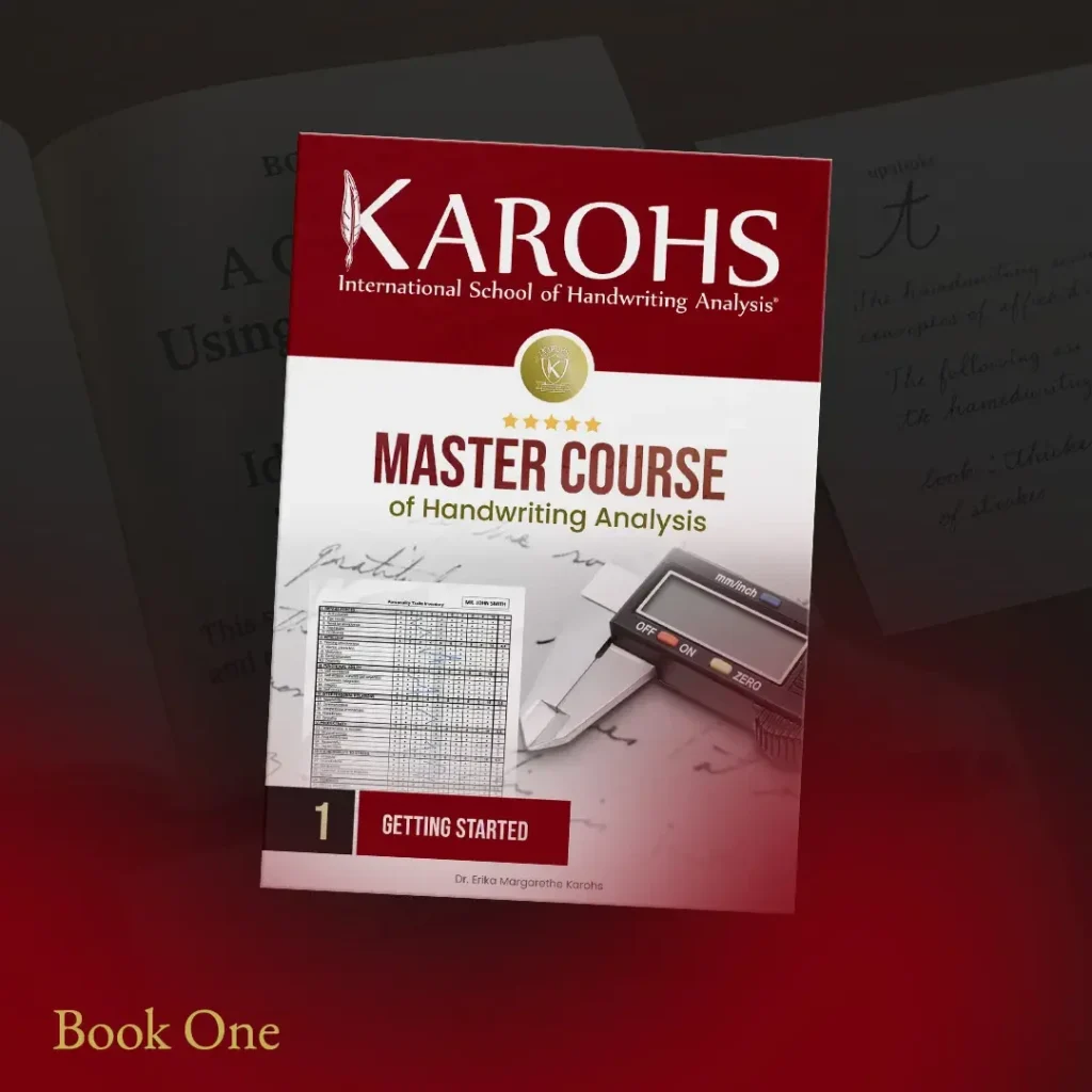 Book 1 - A Guide to Using the System - Master Course of Handwriting Analysis book set