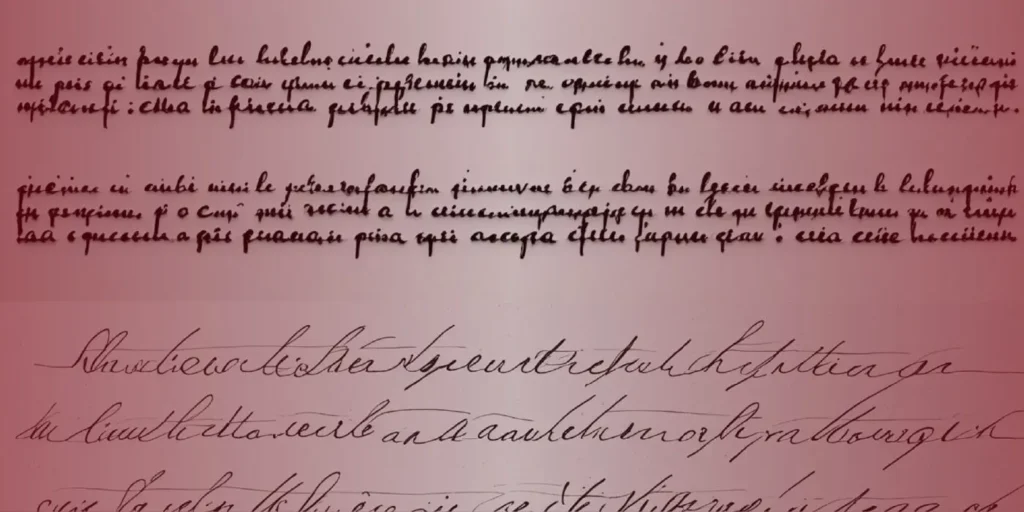 Handwriting styles